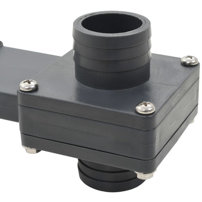 Válvula de regulação para piscina 2 pcs 38 mm