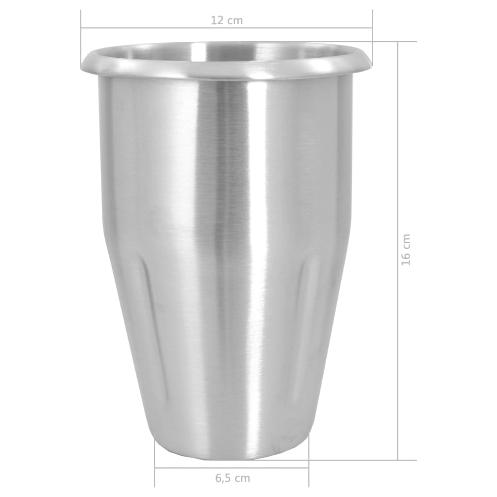 Misturador para batidos aço inoxidável 1 L