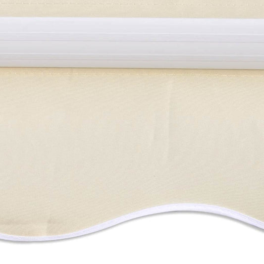Toldo dobrável motorizado 400 cm creme