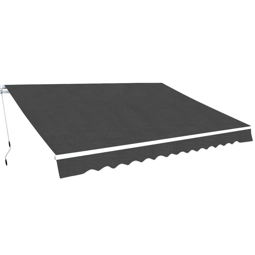 Toldo dobrável manual 350 cm antracite