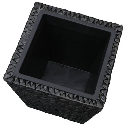 Vasos/floreiras 3 pcs jacinto de água preto
