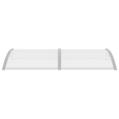 Toldo de porta 200x100 cm PC cinzento