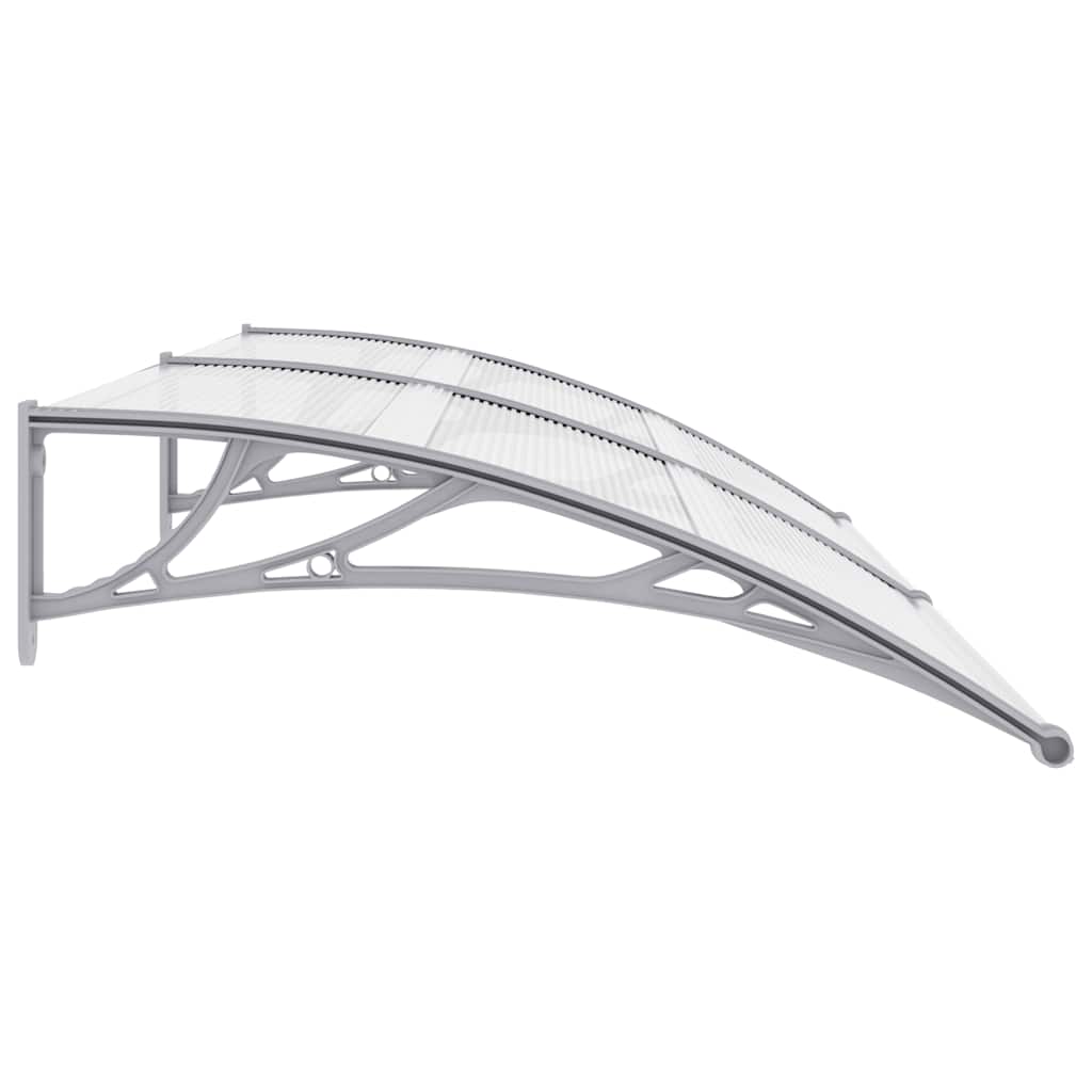 Toldo de porta 200x100 cm PC cinzento