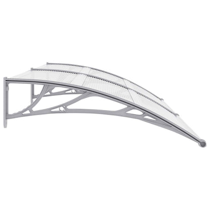 Toldo de porta 200x100 cm PC cinzento