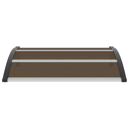 Toldo de porta 120x100 cm PC preto
