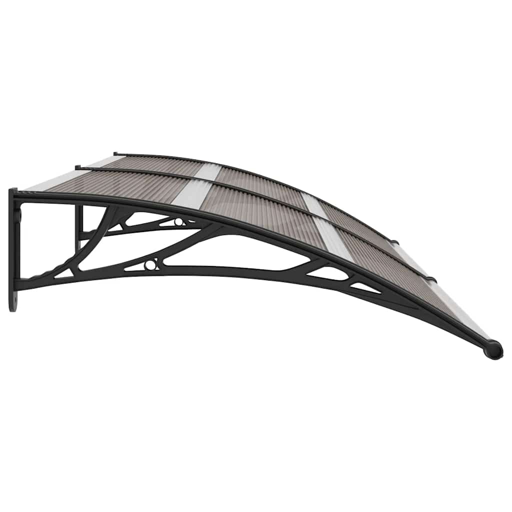 Toldo de porta 200x100 cm PC preto