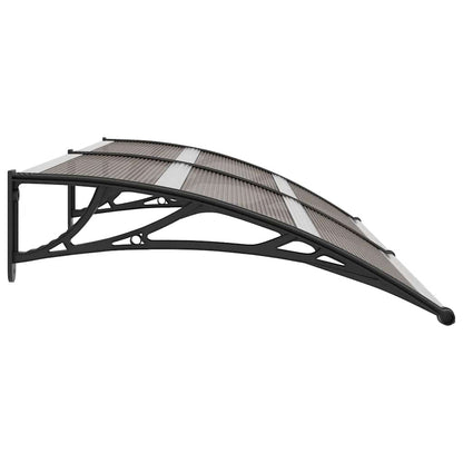 Toldo de porta 200x100 cm PC preto