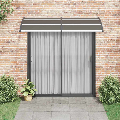 Toldo de porta 240x100 cm PC preto