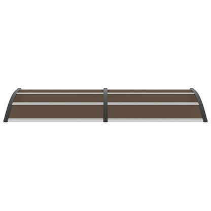 Toldo de porta 240x100 cm PC preto