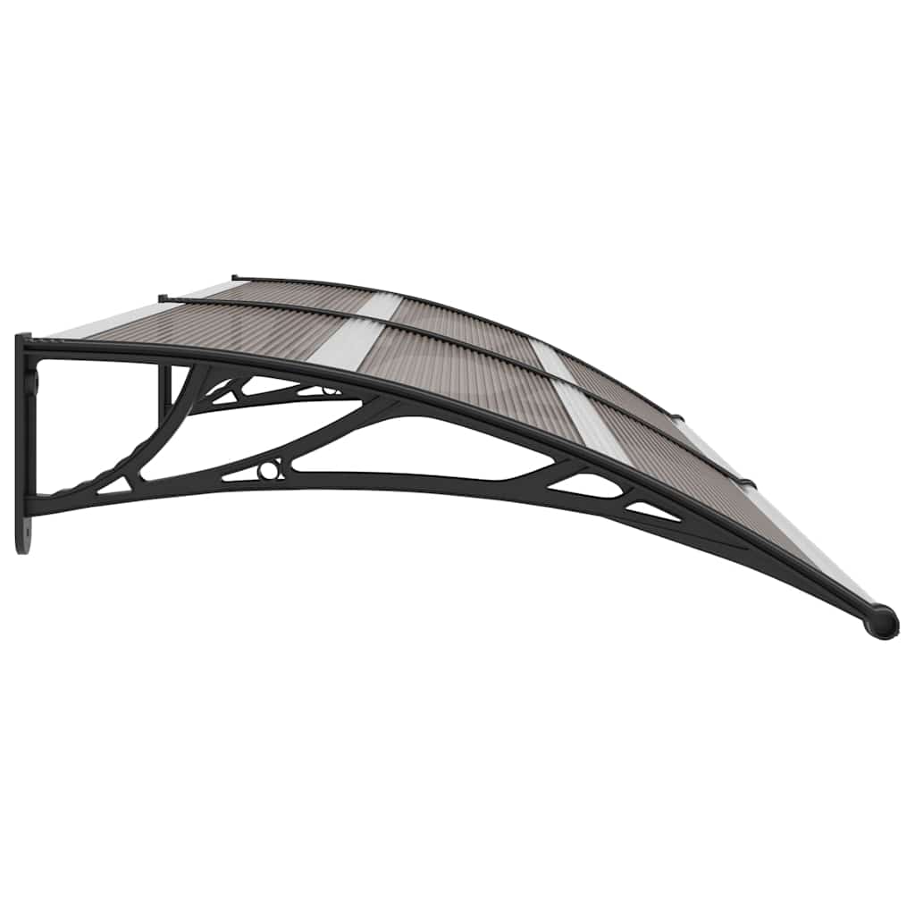 Toldo de porta 240x100 cm PC preto