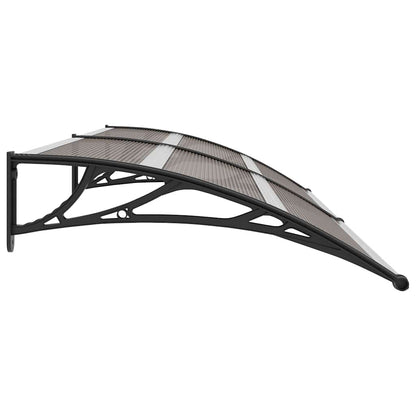 Toldo de porta 240x100 cm PC preto