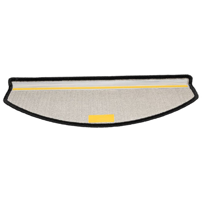 Tapetes de escada 15 peças 65x24x4 cm antracite meio redondo grande