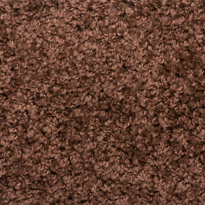 Tapetes de escada 15 peças 56x17x3 cm marrom semicircular