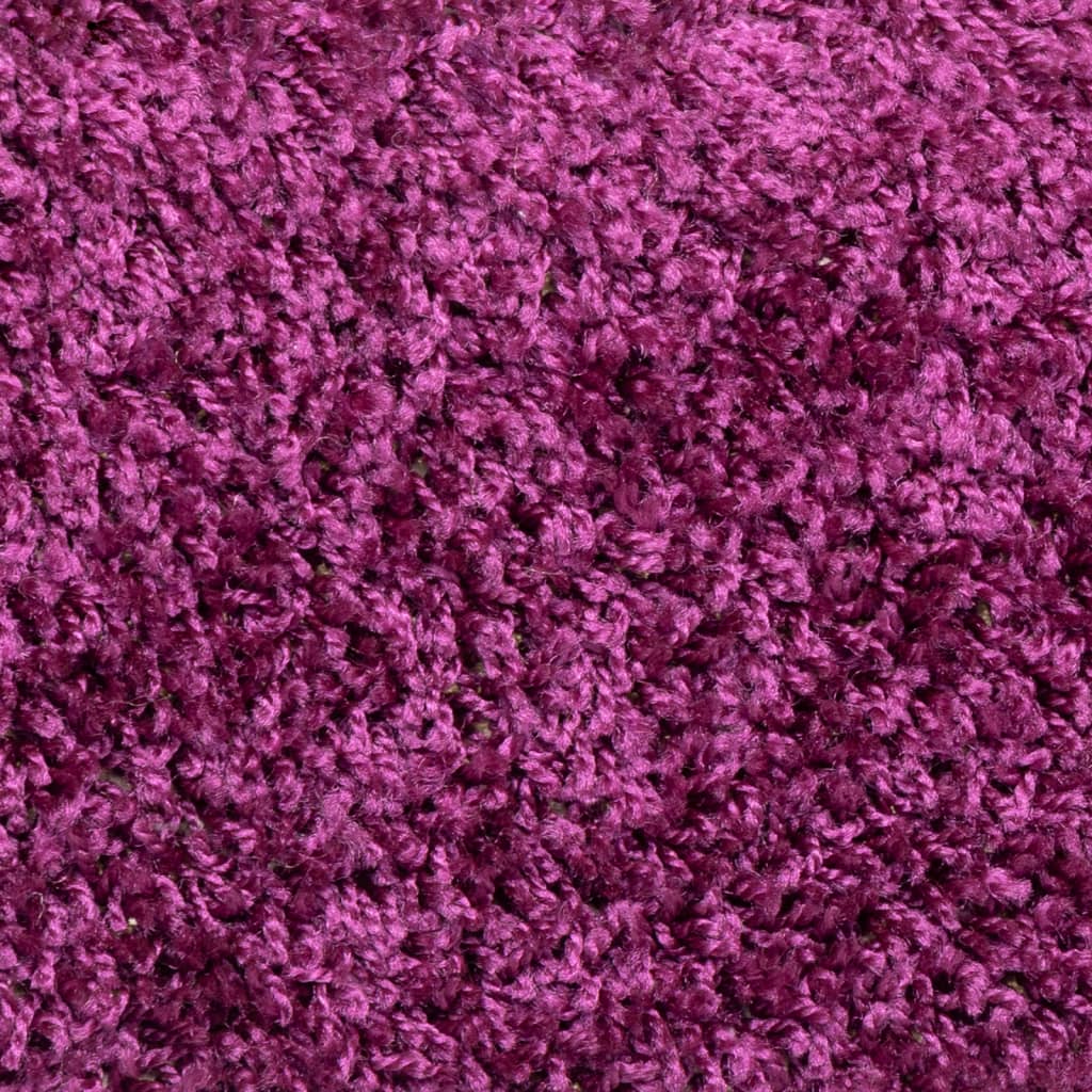 Tapetes de escada 15 peças 56x17x3 cm violeta semicircular