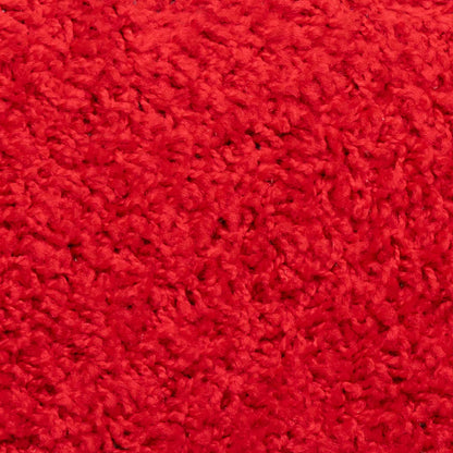 Tapetes de escada 15 peças 65x21x4 cm vermelho semicircular grande