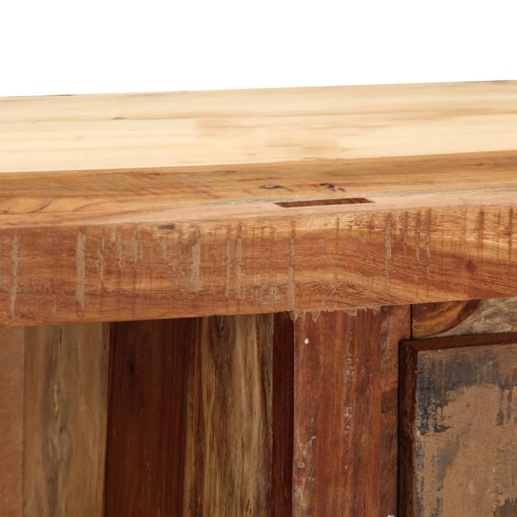 Móvel de TV de madeira recuperada maciça