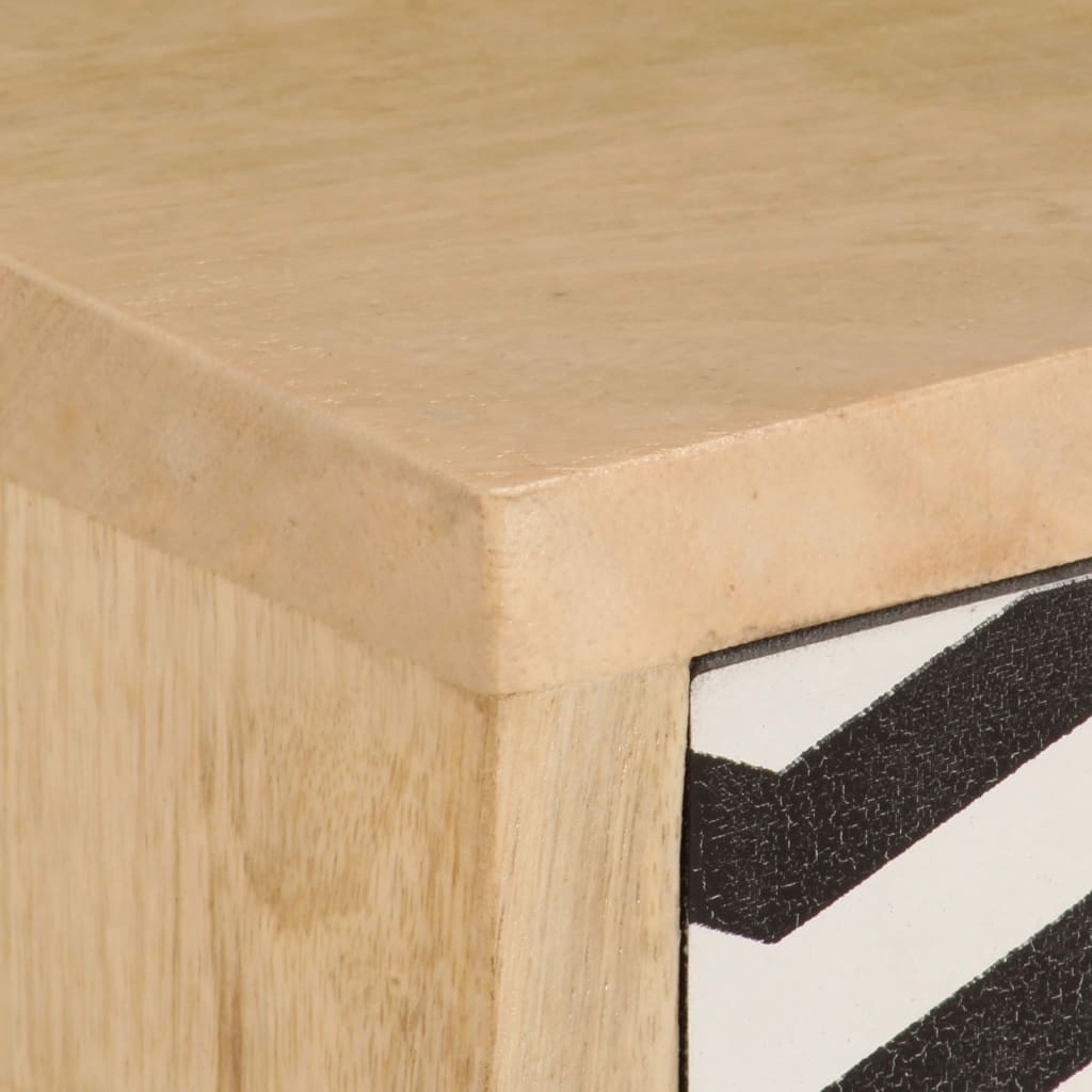 Móvel de TV de madeira de mangueira maciça