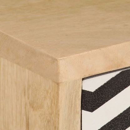 Móvel de TV de madeira de mangueira maciça