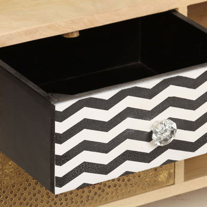 Móvel de TV de madeira de mangueira maciça