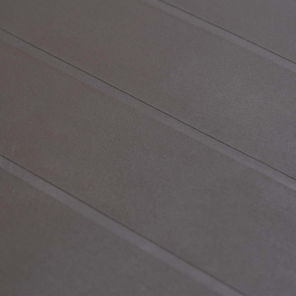Mesa de jardim 220x90x72cm plástico castanho com aspeto de vime