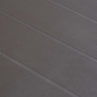 Mesa de jardim 220x90x72cm plástico castanho com aspeto de vime