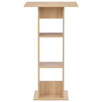 Mesa de bar 60x60x110 cm cor carvalho