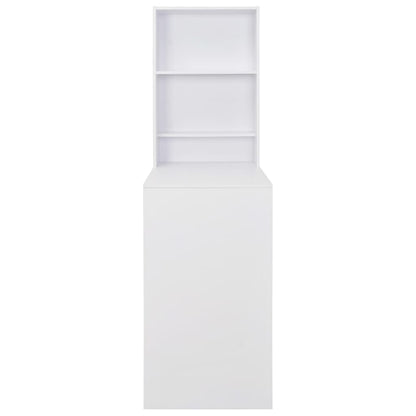 Mesa de bar com armário 115x59x200 cm branco