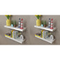 Prateleiras de parede 4 pcs branco 60 cm