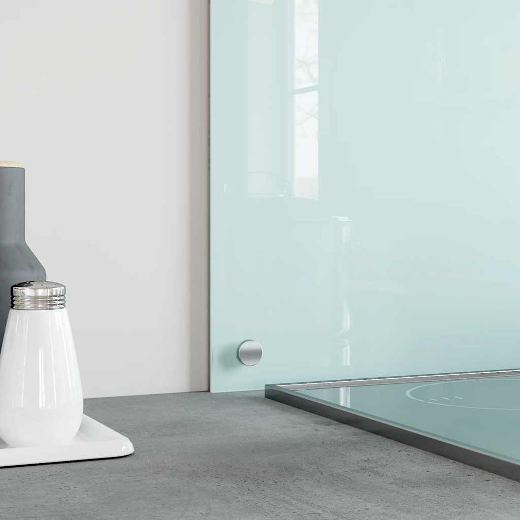 Painel anti-salpicos de cozinha 90x60 cm vidro temperado branco