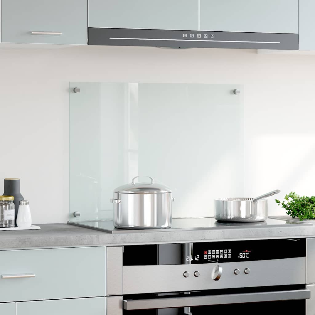 Painel anti-salpicos cozinha 70x50 cm vidro temp. transparente