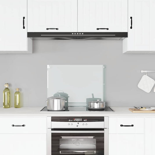 Painel anti-salpicos cozinha 70x50 cm vidro temp. transparente