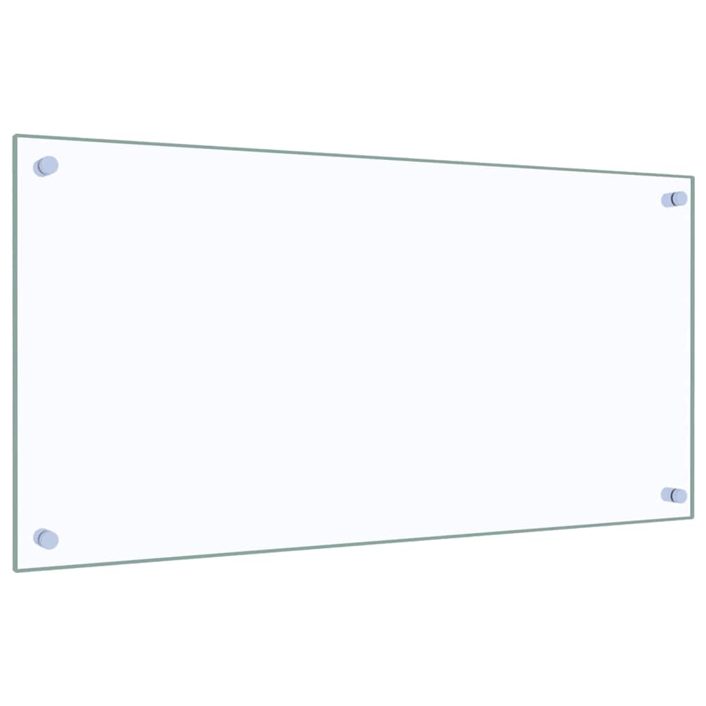 Painel anti-salpicos cozinha 80x40 cm vidro temp. transparente