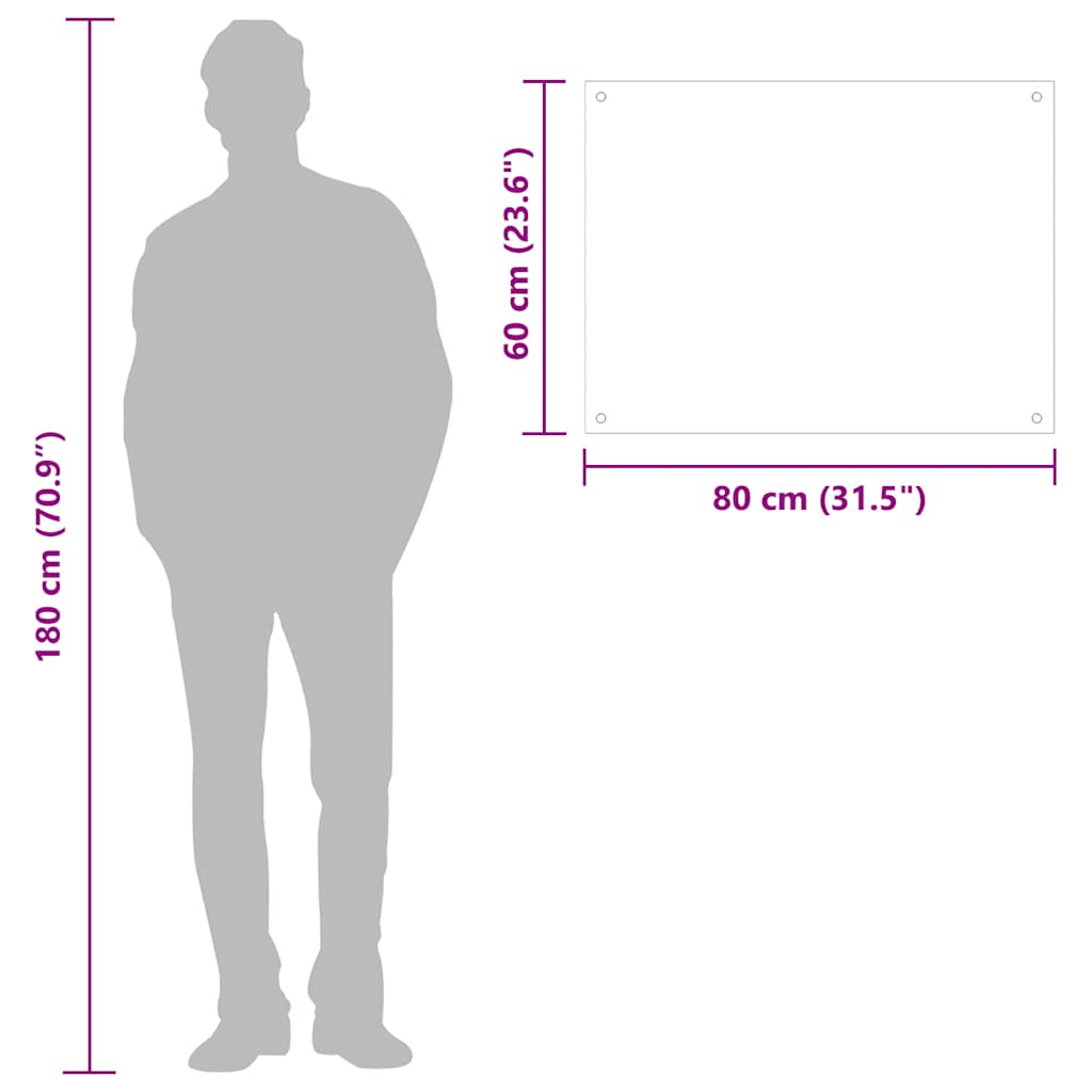 Painel anti-salpicos cozinha 80x60 cm vidro temp. transparente