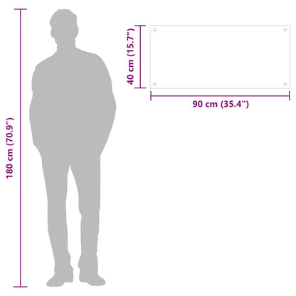Painel anti-salpicos cozinha 90x40 cm vidro temp. transparente