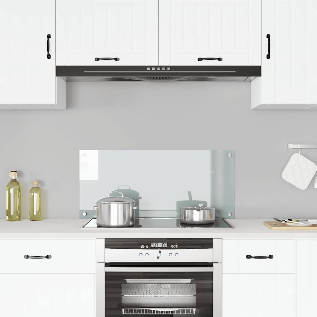 Painel anti-salpicos cozinha 90x40 cm vidro temp. transparente