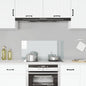 Painel anti-salpicos cozinha 90x40 cm vidro temp. transparente