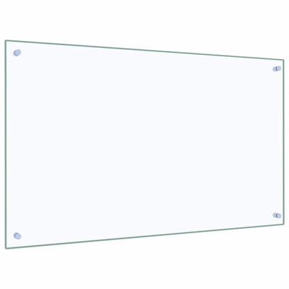 Painel anti-salpicos cozinha 100x60 cm vidro temp. transparente