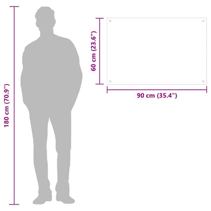 Painel anti-salpicos de cozinha 90x60 cm vidro temperado preto