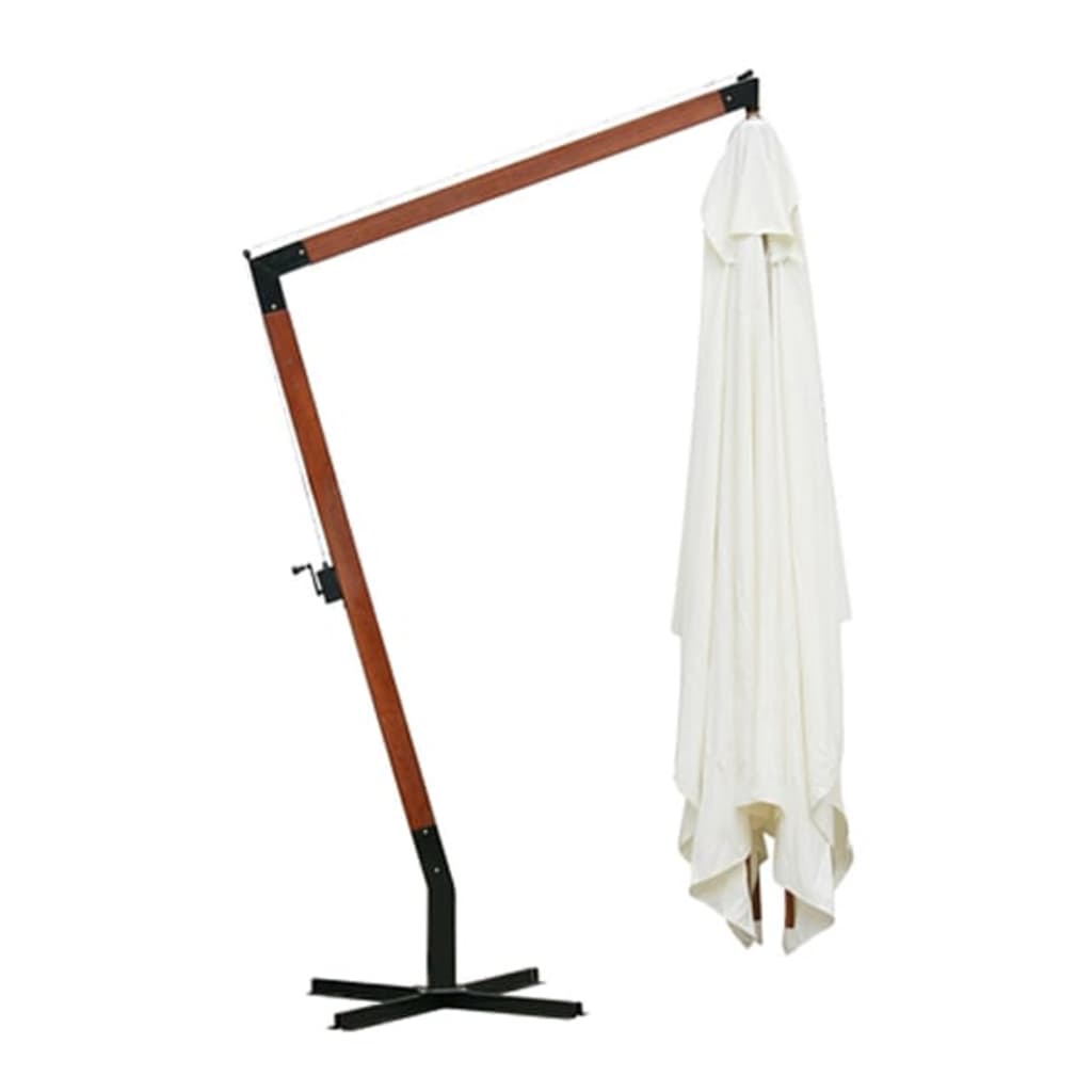 Guarda-sol 300 x 400 cm branco