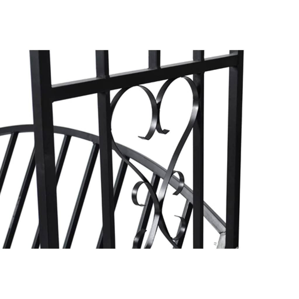 Arco para rosas com banco jardim