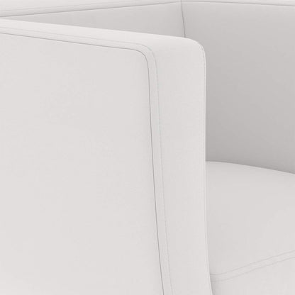 Banco de bar couro artificial branco