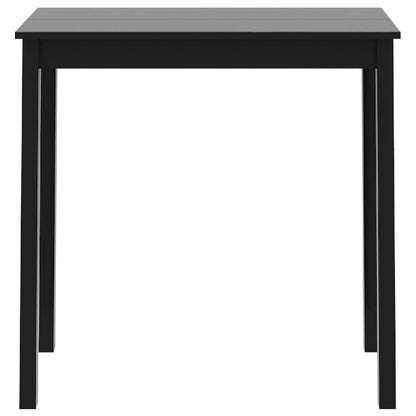 Mesa de bar em MDF preto 115x55x107 cm