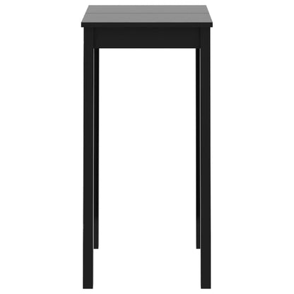 Mesa de bar em MDF preto 55x55x107 cm