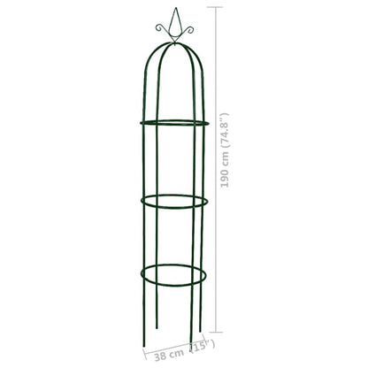 Arco de jardim torre, 2 pcs