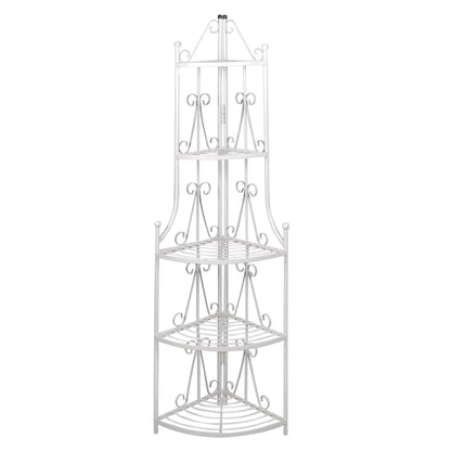 Suporte de canto para planta / Branco