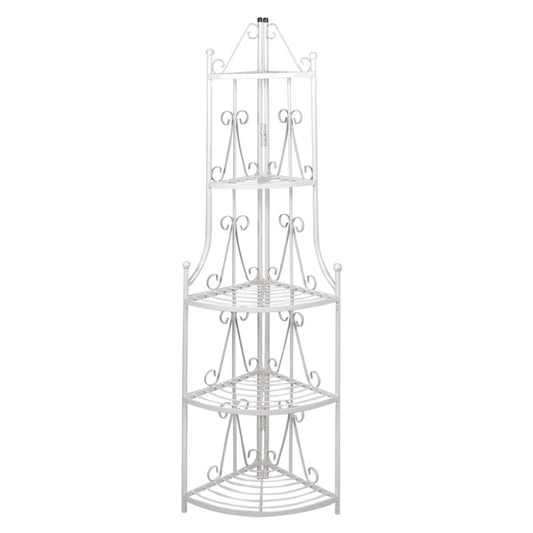 Suporte de canto para planta / Branco