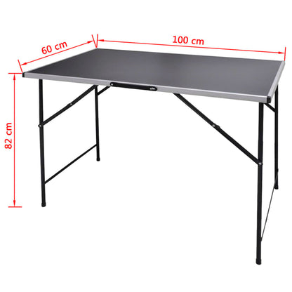 Mesas de campismo/trabalho 3 pcs dobráveis
