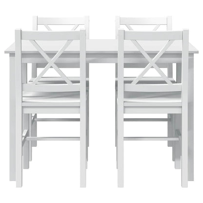 5 pcs Conjunto de jantar branco