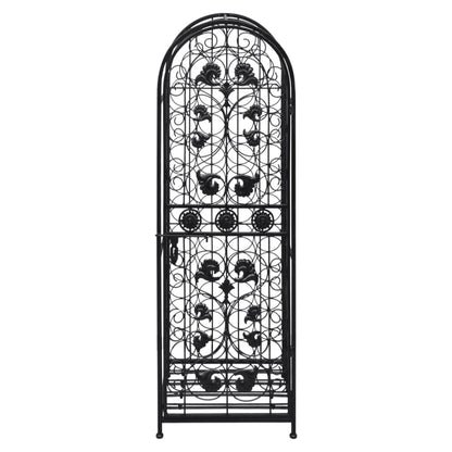Garrafeira, suporte de metal para 45 garrafas de vinho