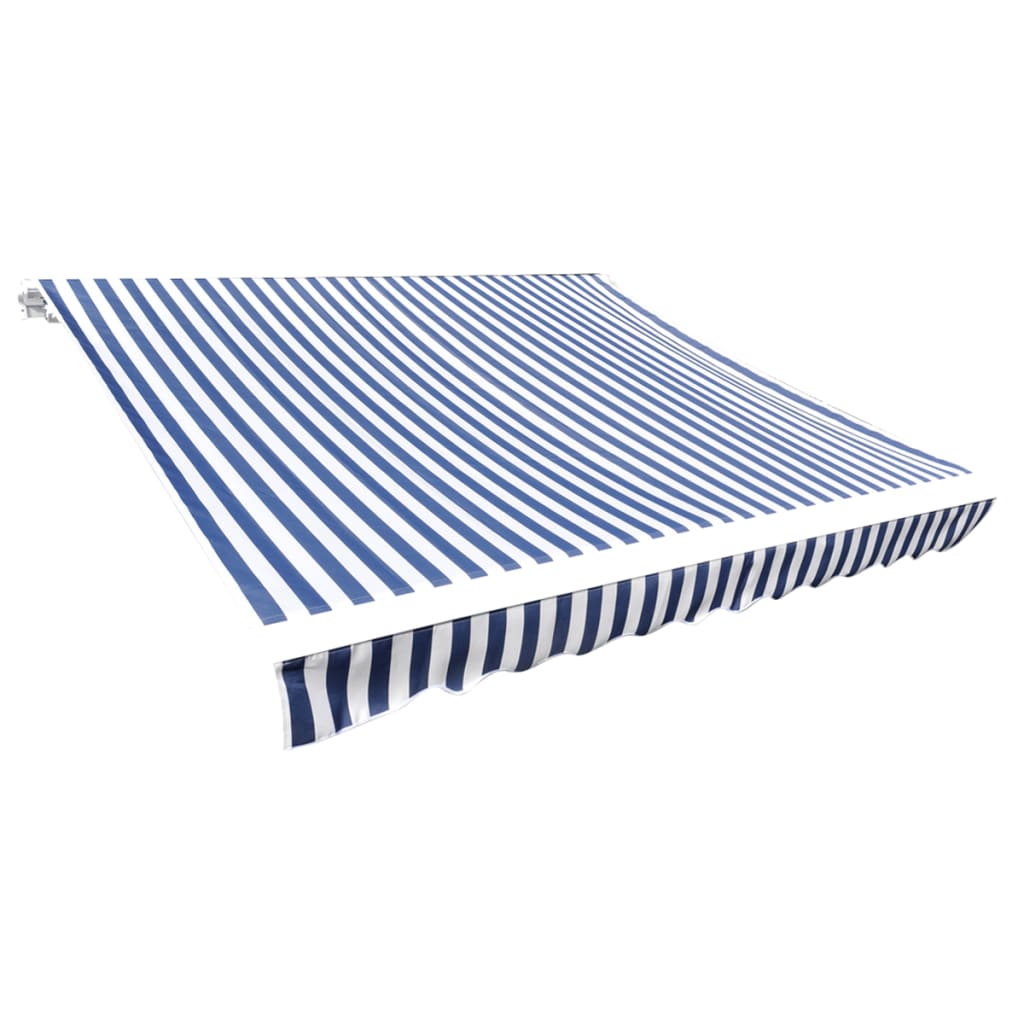 Lona para toldo azul/branco 3 x 2,5 m (sem estrutura/caixa)